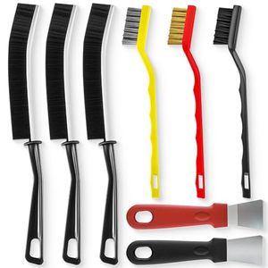 lot 40294 image: Crevice Cleaning Brush, Hard Bristle Crevice Cleaning Brush, Cleaning Brushes for Household Use, Kitchen Scrub Brushes for Cleaning,Laundry Room Organization, Grout Brush, Bathroom Cleaning Supplies