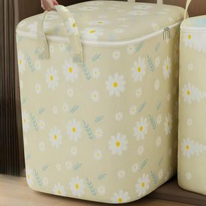 lot 40299 image: Comforter Storage Bag, Extra Large Clothes Storage Organizer for Blankets Bedding Sweaters, Foldable Soft Storage, Zipper Closure, Carry Handles, Closet Under Bed Moving Travel (180L)