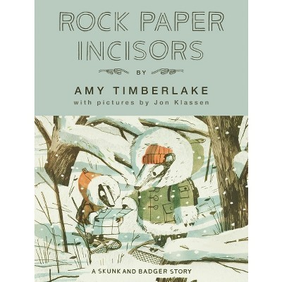 lot 12318 image: Rock Paper Incisors - (Skunk and Badger) by Amy Timberlake (Hardcover)