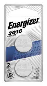 lot 40417 image: 8 Packs Energizer Coin Lithium 2016 Batteries 2-Pack
