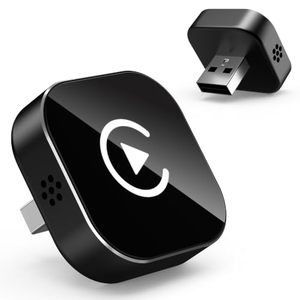 lot 40420 image: 2-in1 Wireless CarPlay Adapter for Apple CarPlay & Android Auto
