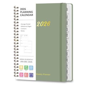lot 40443 image: 2026 Planner, Weekly and Monthly Calendar Planner Agenda, Jan 2026 - Dec 2026, Planning Academic Book, Office Desk Accessories and School Supplies - A5 (6.3 x 8.5)