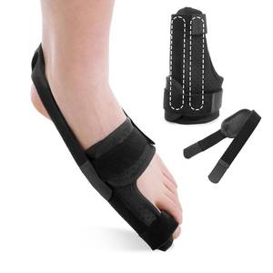 lot 40462 image: Broken Big Toe Splint, Turf Toe Brace with 2 Metal Plates - Left