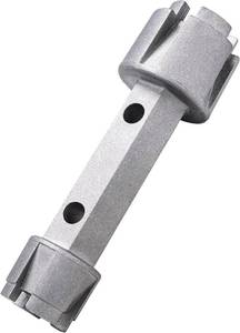 lot 40464 image: HAUTMEC Tub Drain Remover Wrench Tool Heavy Duty Aluminum Shower Bathtub Drain Removal Tool PL0030