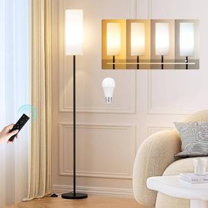 lot 40478 image: Ambimall 64 Modern Floor Lamp with Remote Control, 9W Bulb Included