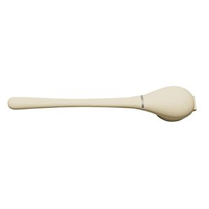 lot 40672 image: Aramox Baseball Bat Toilet Brush Silicone Toilet Cleaner Brush with Auto Opening Closing Holder Silicone Deep Cleaning Compact Design for Bathroom Home Apartment (Cream White)