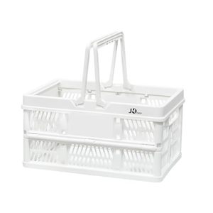 lot 40677 image: Collapsible Shopping Basket 20L Handle M White