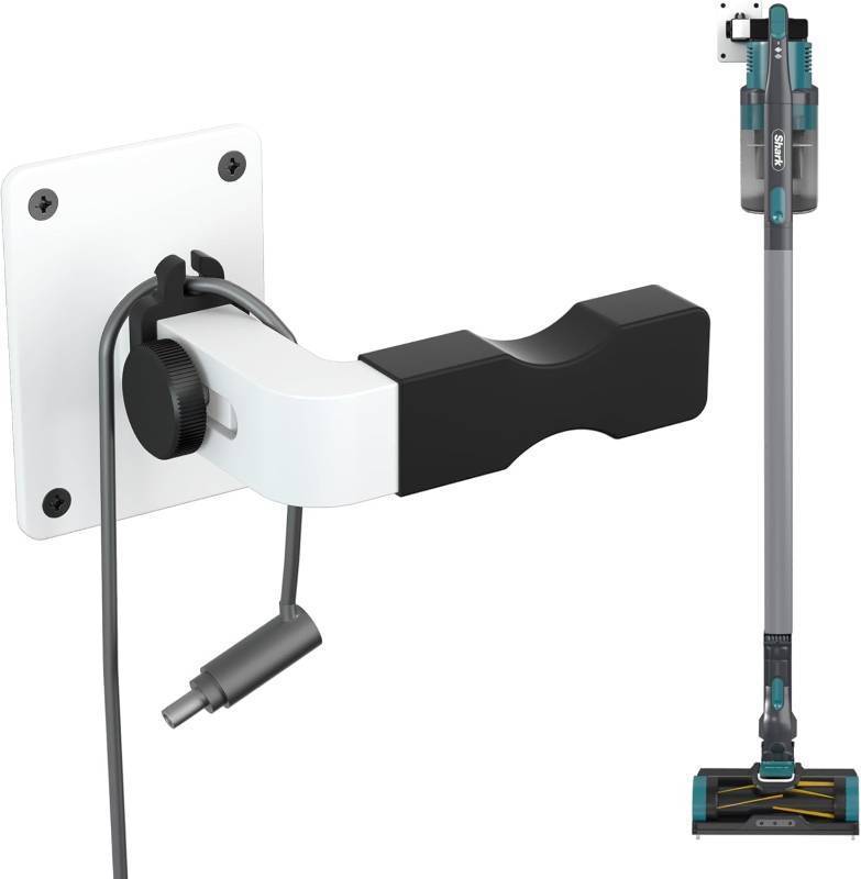 lot 21898 image: Shark Vacuum Wall Mount for Vacuum Stand Shark Cordless Vacuum Mount Compatible for V7 V8 V10 V11 V12 V15 Shark IX141 IZ562H IZ682H IZ361H IZ462H IZ163H IZ363HT IZ483H (WhiteClip)