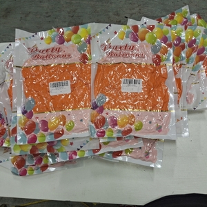 lot 40487 image: LOT OF 34 PACKS - of Blocesa Orange Balloons Arch Kit, 133pcs Fall Balloons in Different Sizes 361812105 Inches with Burnt Orange Latex Balloons Garland for Birthday Thanksgiving Halloween Party Decorations