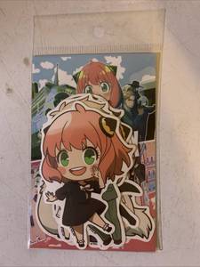 lot 40493 image: 2 Packs of Spy X Family Anime Collectible 3IN. Vinyl Sticker Pack (5 Stickers)