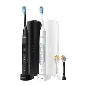 lot 48008 image: Philips Sonicare Professional Clean Power Toothbrush - 2 Pack (One Black, One White)