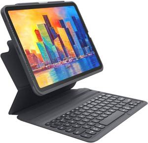 ZAGG Pro Keys Detachable Case and Wireless Keyboard for Apple iPad Air 11" (M3)/ Pro 11" (Gen 1,2,3,4) and iPad Air (Gen 4,5,&amp; M2), Bluetooth Pairing, Apple Pencil Holder, 6.6ft Drop Protection - Retail: $109.99