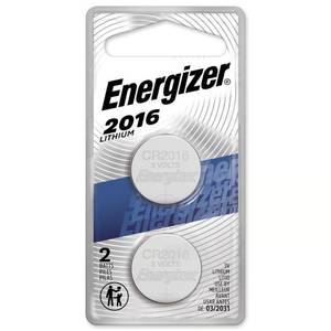 lot 48024 image: Energizer Lithium 3-Volt 3 V ElectronicWatch Battery 2016BP-2N 2 pk