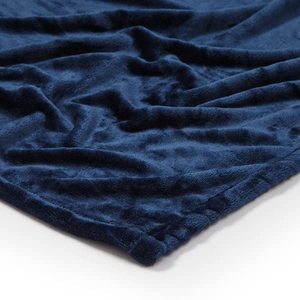 lot 48030 image: Fleece Blanket - Soft &amp Snuggly Blanket,Navy STOCK PHOTO APPROXIMATE