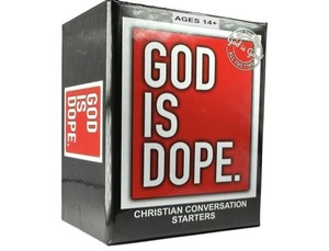 lot 48068 image: GOD IS DOPE CHRISTIAN CONVERSATION STARTERS