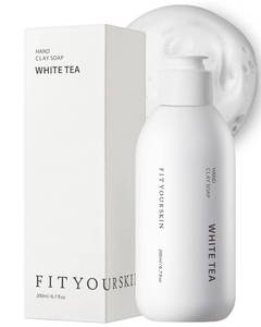 lot 48114 image: Hand Clay Soap White Tea, Exfoliating Hand Wash, 6.76 Fl Oz