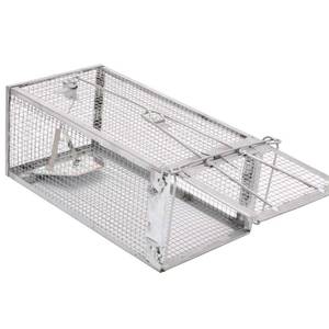 lot 28977 image: Humane Rat Trap, Small Mouse Traps 10.5 L x 5.5 W x 4.5 H. VISIBLE USE. - Retail $27