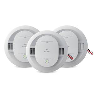 lot 29007 image: Kidde Smoke & CO Detector, Hardwired & AA Battery Backup, 30CUAR, 3 Pack - Retail $180