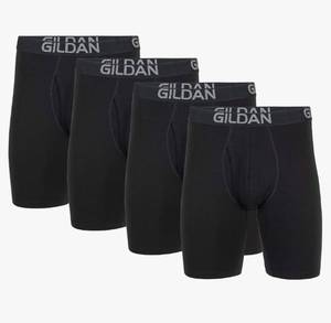 lot 28870 image: Gildan Mens Underwear Cotton Stretch Boxer Briefs, Multipack - Retail $27