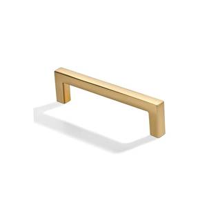 lot 28889 image: 2 Pack 3-12 inch(89mm) Hole Center Champagne Bronze Cabinet Pulls Solid Heavy-Duty Square Champagne Brass Cabinet Handles Drawer Pulls Kitchen Cabinet Hardware Kitchen Handle - Retail $8