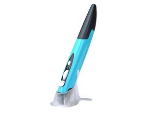 lot 28892 image: lychee Wireless Optical Pocket Pen Mouse, 2.4GHZ USB Wireless Optical Mini Air Mouse for PC Laptop Notebook Computer Mac (Blue) - Retail $12