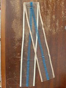 lot 28900 image: California JOS 100pcs 22 ohm Resistor 12w (0.5Watt) �1% Tolerance Metal Film Fixed Resistor, Multiple Values of Resistance Optional(22 ohm, 22 R, 22 �) - Retail $4
