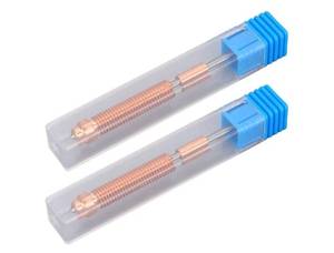 lot 28904 image: Quick Swap Nozzle 76mm Ti Alloy Hardened Steel M6 1.75mm (0.2mm)3D Printer Accessory, K2 Plus Hi Compatible, CrZrCu Copper Alloy, 1.75mm Filament, PLA ABS PETG TPU PC PA-CF - Retail $15