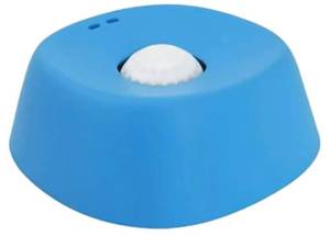 lot 28947 image: Interactive Dog Lick Bowl with Ball No Spill Rubber Slow Feeder Lick Bowl for Dogs Liquid Bone Broth Yogurt Dog Lick Ball Bowl Detachable (Blue (with White Ball)) - Retail $17