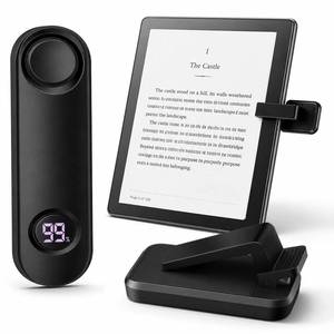 lot 28952 image: Page Turner for Kindle Paperwhite, RF Remote Control Clicker Page Turner Kindle Accessories for iPhone,iPad, Android Tablets Reading Novels,Camera Video Record&Shutter Selfie (Black) - Retail $7