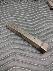 lot 27934 image: extended high-capacity pistol magazine