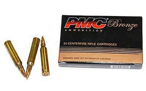PMC Bronze Centerfire Rifle Ammo - .223 Remington - 20 Cartridges