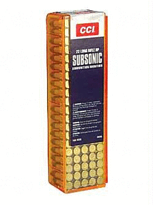 lot 27987 image: CCI .22 LR Subsonic Lead Hollow Point, 40gr, 40ct
