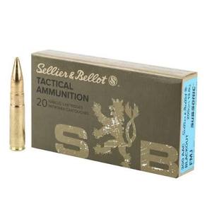 lot 13979 image: Sellier & Bellot Tactical Ammunition 300 AAC Blackout 200grs 13.0g Subsonic 20 Ct