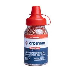 lot 27978 image: CROSMAN COPPERHEAD BBS .177 COPPER-COATED STEEL 1500 CARTON