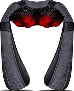 lot 21021 image: Mirakel Heat Neck Massager for Pain Relief - 3D Kneading Nodes, Corded