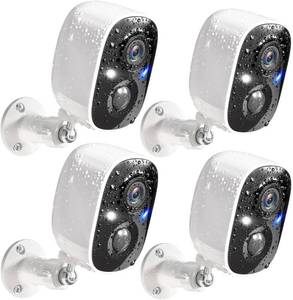 GMK 4 Pack Wireless Security Camera System, 2K Video, IP65, SD/Cloud