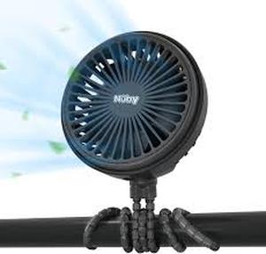 lot 21028 image: Momcozy Portable Stroller Fan with Clip  4-Speed Mini-Fan ...