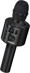 lot 21046 image: BONAOK Wireless Bluetooth Karaoke Microphone 3-in-1 Portable Mic Speaker
