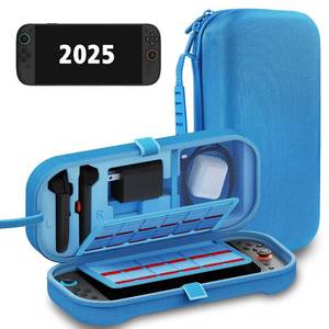 lot 21053 image: TIKOdirect Carrying Case for Nintendo Switch 2 (2025), Large Capacity, Blue