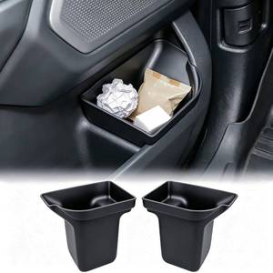 lot 21130 image: RAVOTOM 2PC Door Side Trash Can for Ford F-150 (2021-2026) & F-250F-350