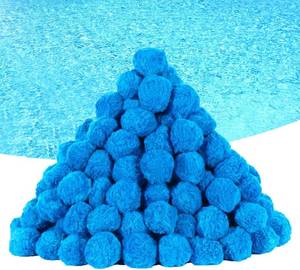 lot 21131 image: Askyli 3.1 lb Pool Filter Balls for Sand Filters, Reusable Filter Media