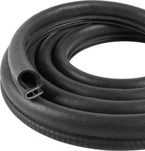 lot 21133 image: Automotive Door Weather Stripping 20ft Rubber Edge Seal Strip with Side Bulb