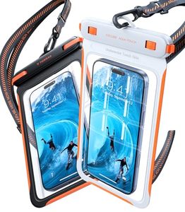 lot 21188 image: TORRAS IPX8 Waterproof Phone Pouch Floating  Underwater Touchscreen, 2 Pack