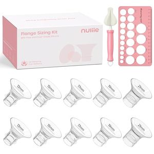 lot 21199 image: Nuliie Flange Inserts 1315171921mm, 10Pcs for 24mm Pump, BPA-free