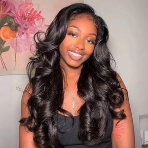 lot 21209 image: ISEE Half Wig - Human Hair Butterfly Layered Cut, Yaki, Glueless, 20in
