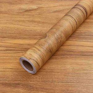 lot 21223 image: COSNIGHT Wood Grain Contact Paper for Countertops, Peel & Stick, 15.7 x 118