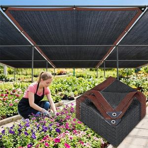lot 21227 image: Winemana 70% Shade Cloth 6.5 x 10 ft Garden Sunblock Mesh Tarp with Grommets