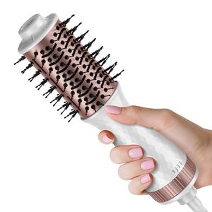 lot 21229 image: Blow Dryer Brush 4-in-1 Hot Air Brush for Drying, Straightening & Curling