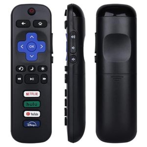 lot 21252 image: RC280RC282 Roku TV Remote - Universal Replacement for TCL, Hisense, Insignia