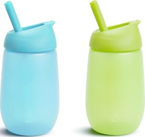 lot 21261 image: Munchkin Simple Clean Straw Cups for Toddlers 1-3, 10 Ounce, 2 Pack